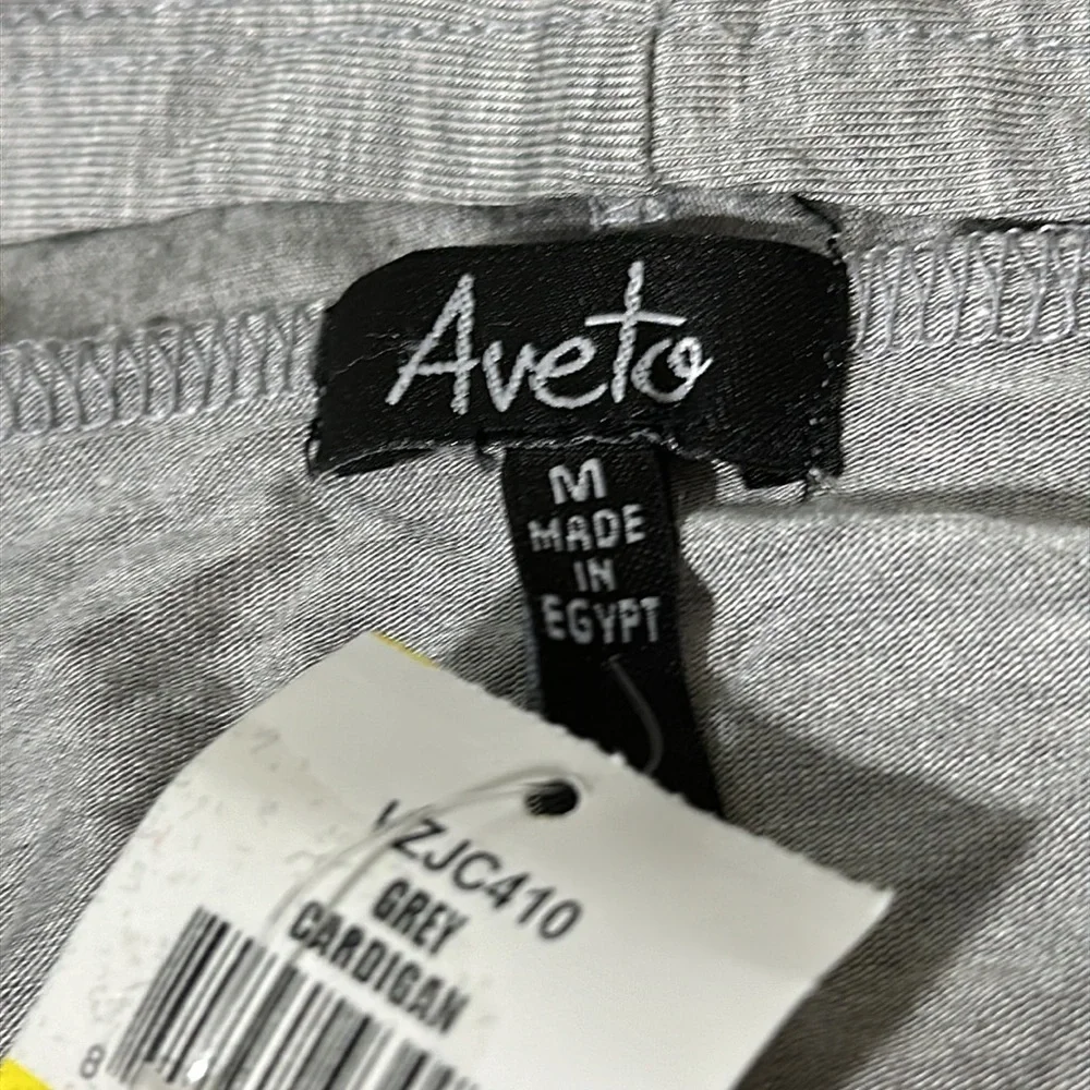 Aveto Long Sleeve Lightweight Duster Open Cardigan - Grey